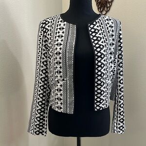 BCNU WOMENS black/white light‎ blazer size medium
